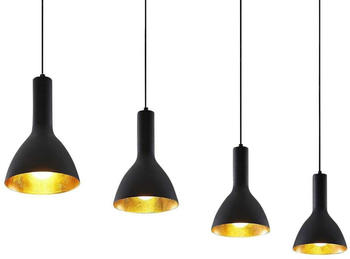 Arcchio Cosmina 4 Pendelleuchte Track Schwarz/Gold (9626179)
