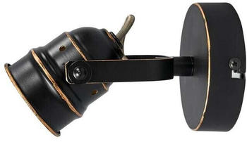 Lindby Leonor Wandleuchte Black/Gold (9639066)