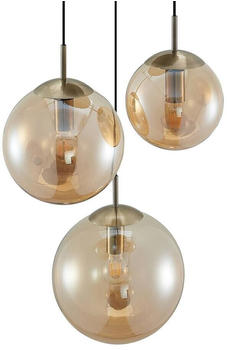Lindby Teeja 3 Cluster Pendelleuchte Amber (9628019)
