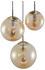 Lindby Teeja 3 Cluster Pendelleuchte Amber (9628019)