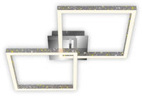 Briloner 3751019, Briloner LED DECKENLEUCHTE 20W 830 ALU CHROM GLITZEREFFEKT