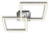 Briloner FRAME LED Deckenleuchte Sternendekor dimmbar 9W Alu-Chrom Warmweiss (3751019)