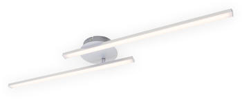 Briloner Go LED Deckenleuchte 2-fach 14W Alu Warmweiss (3163029)