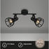 Briloner KORBO BLACK E14 Spotleuchte 2-fach Schwarz (2669025)
