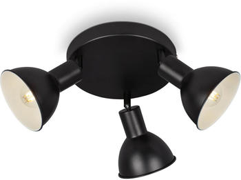 Briloner SPOLULA E14 Spotleuchte 3-fach Schwarz/Wei&szlig; (2674035)