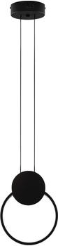 Nova Luce WIRO LED Pendelleuchte Schwarz 11W Warmweiss 20x1x150cm (9080131)