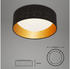 Briloner MAILA LED Deckenleuchte Sternendekor 12W Schwarz-Gold Neutralweiss (3482015)