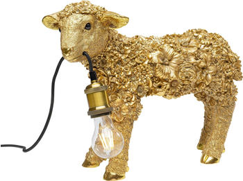 KARE Animal Flower Sheep Tischleuchte gold