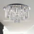 Searchlight Deckenlampe Beatrix Kristall mit Fernbedienung