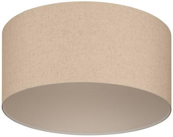Eglo Deckenlampe Feniglia mit Leinenschirm natur
