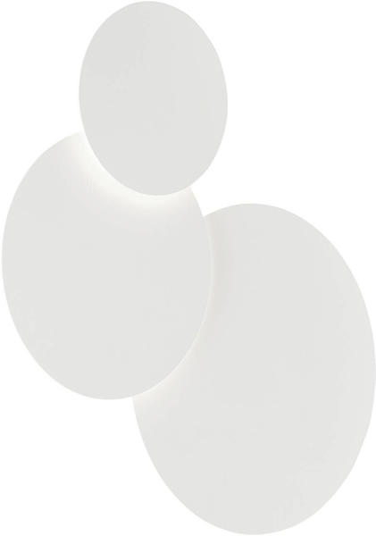 HELL LED-Wandleuchte Tilda, rund 3fl., weiß