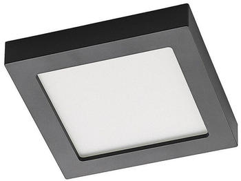 PRIOS LED-Deckenlampe Alette, schwarz, 24 W, CCT, dimmbar