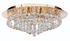 Searchlight Deckenleuchte Hanna, gold, Kristallkugeln, Ø 55 cm