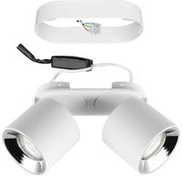 TRIO Leuchten Deckenleuchte "GUAYANA, Deckenspot 2-flammig exkl 2x GU10 max 10W Spot