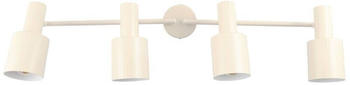 Lindby Deckenstrahler Ovelia, beige, lang, 4-flg.