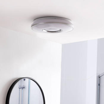 Lindby Furgo LED-Deckenleuchte IP44 chrom