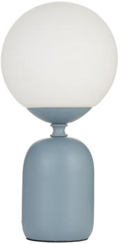 Pauleen Glowing Charm Tischlampe, Keramikfu&szlig; blau