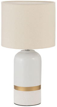 Pauleen Glowing Soul Tischlampe, Stoff und Keramik