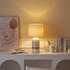 Pauleen Glowing Soul Tischlampe, Stoff und Keramik
