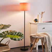 Pauleen Stehlampe "Grand Reverie" E27 1 Stk. E27, Stoffschirm Rosa
