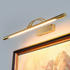 Searchlight LED-Bilderleuchte Piktura, messing poliert G