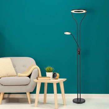 Globo LED-Deckenfluter Ebro mit LED-Leselampe, dimmbar