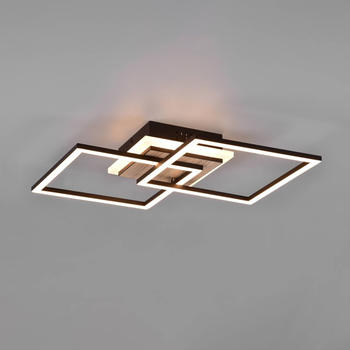 Trio LED-Deckenlampe Giro 3-flammig eckig Fernbedienung