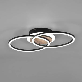 Trio LED-Deckenlampe Giro 3-flammig rund Fernbedienung