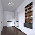 Briloner LED-Deckenleuchte 3771 in Rahmenform, alu
