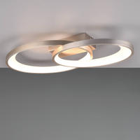 REALITY Leuchten LED Deckenleuchte "MALAGA, LED Deckenlampe warmwei&szlig; 25W 2900 Lumen