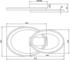Trio LED-Deckenleuchte Malaga mit 2 Ringen, nickel matt