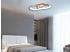 Trio LED-Deckenleuchte Malaga mit 2 Ringen, nickel matt