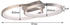 Trio LED-Deckenleuchte Malaga mit 2 Ringen, nickel matt