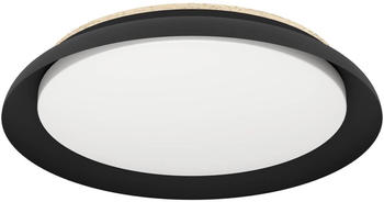 Eglo LED-Deckenleuchte Penjamo Ø 46,5cm, schwarz