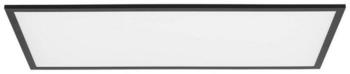 Lindby LED-Panel Lamin, schwarz, 80 x 40 cm
