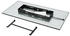 Lindby LED-Panel Lamin, schwarz, 80 x 40 cm