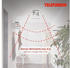 Telefunken LED-Sensor-Deckenleuchte Frame chrom/alu 26x36cm
