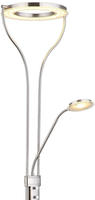 GLOBO LIGHTING LED Deckenfluter "EBRO" LED-Modul 1 Stk. Warmwei&szlig; Stehleuchte, Flexo,