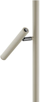 HELL LED-Stehleuchte Streak, 2-fl. mit Dimmer, sand