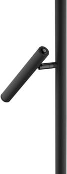 HELL LED-Stehleuchte Streak, 2-fl. mit Dimmer, schwarz