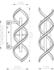 Trio LED-Wandleuchte Sequence, dimmbar, CCT, messing