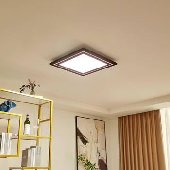 Lucande Leicy LED-Deckenlampe 60cm RGB color flow
