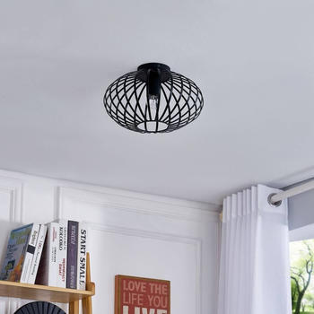 Lindby Maivi Deckenleuchte Käfig schwarz 30 cm