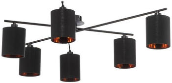 Lindby Pellinora Deckenleuchte, schwarz