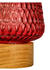Pauleen Rose Glamour E27-LED Batterie Holzfuß