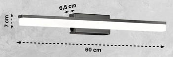 Schöner Wohnen Wide LED-Bad-Wandleuchte 60 cm – Erleuchten Sie Ihr Badezimmer mit Stil