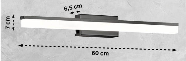 Schöner Wohnen Wide LED-Bad-Wandleuchte 60 cm