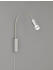 Fischer & Honsel LED-Wandleuchte River, Flexarm, Schirm mit Glas