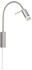 Fischer & Honsel LED-Wandleuchte River, Flexarm, Schirm mit Glas
