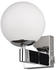 Trio Wandleuchte Kula fürs Bad Glasschirm IP44 chrom
